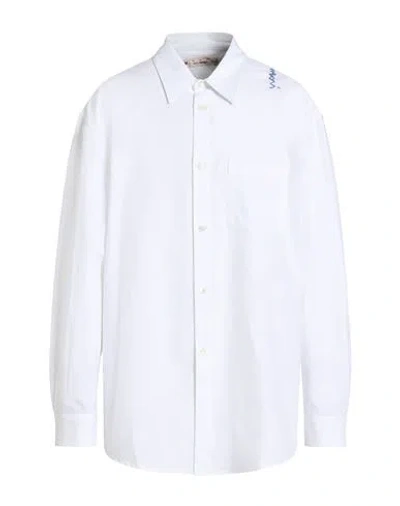 Marni Man Shirt White Size 40 Cotton