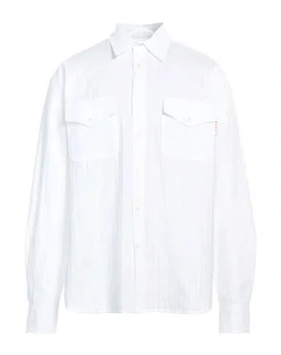 Marni Man Shirt White Size 40 Cotton