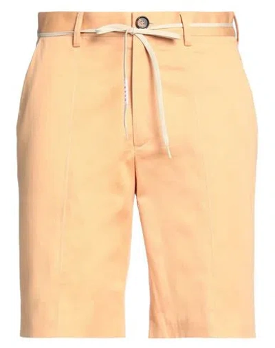 Marni Man Shorts & Bermuda Shorts Apricot Size 34 Cotton In Orange