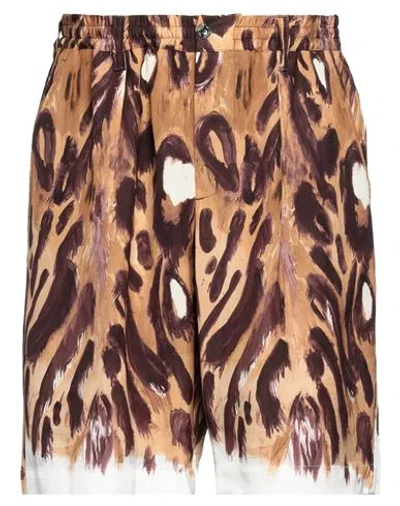 Marni Man Shorts & Bermuda Shorts Camel Size 36 Viscose In Beige
