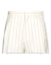 MARNI MARNI MAN SHORTS & BERMUDA SHORTS IVORY SIZE 32 VIRGIN WOOL