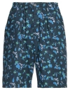Marni Man Shorts & Bermuda Shorts Navy Size 36 Cotton In Navy