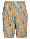 Marni Man Shorts & Bermuda Shorts Orange Size 38 Cotton