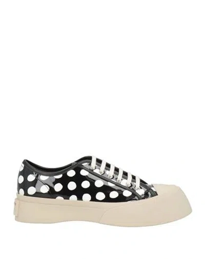 Marni Man Sneakers Black Size 9 Leather
