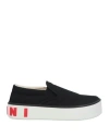 Marni Man Sneakers Black Size 9 Textile Fibers