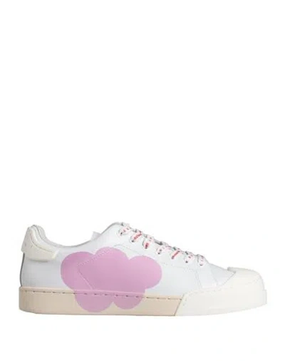 MARNI MARNI MAN SNEAKERS WHITE SIZE 10 LEATHER