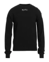 Marni Virgin Wool And Cashmere Crew-neck Sweater With Contrasting In Black