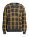 Marni Multicolor Wool Blend Sweater In Blue