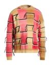 Marni Man Sweater Coral Size 40 Mohair Wool, Alpaca Wool, Polyamide, Virgin Wool In Brown
