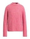Marni Man Sweater Coral Size 42 Virgin Wool, Cashmere In Pink