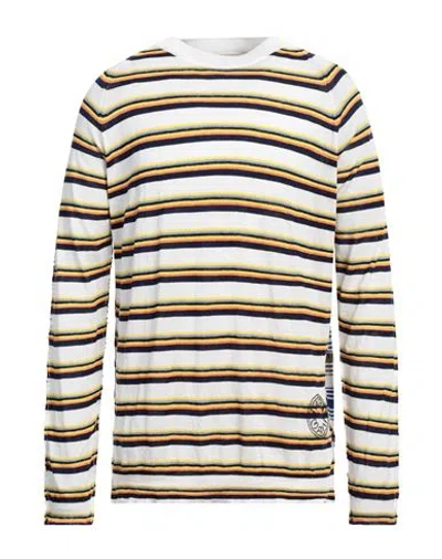 Marni Man Sweater Light Grey Size 42 Cotton, Linen In White