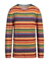 Marni Man Sweater Marigold Size 36 Wool, Mohair Wool, Polyamide In Multi