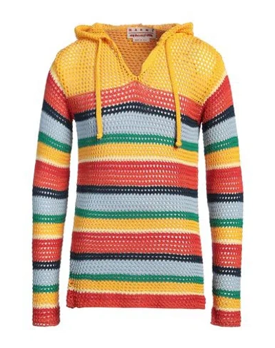 Marni Man Sweater Marigold Size 38 Cotton In Multi