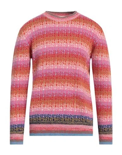 Marni Man Sweater Pink Size 44 Virgin Wool