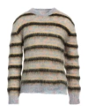 Marni Man Sweater Sky Blue Size 40 Mohair Wool, Polyamide, Wool In Blue