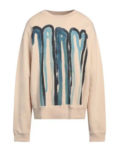 Marni Man Sweatshirt Beige Size 44 Cotton