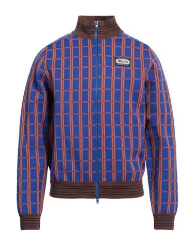 Marni Man Sweatshirt Blue Size 38 Polyamide