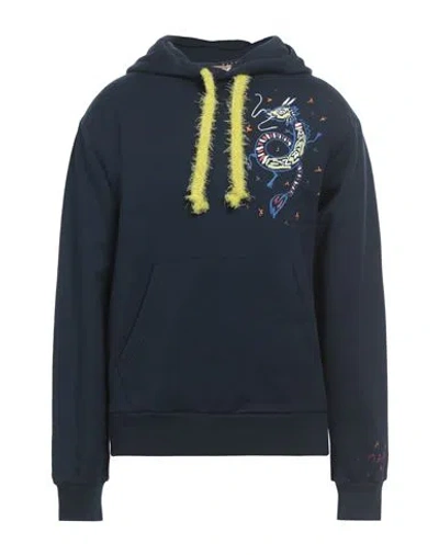 Marni Man Sweatshirt Navy Size 44 Cotton