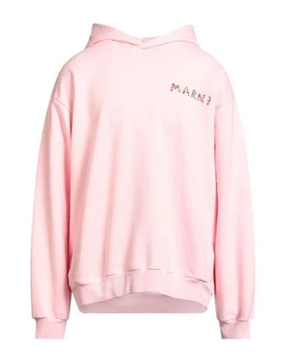Marni Man Sweatshirt Pink Size 40 Cotton