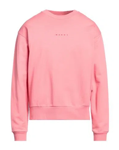 Marni Man Sweatshirt Pink Size 38 Cotton