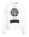 Marni Graphic Print Cotton Crew-neck Sweatshirt In White