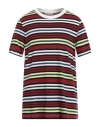 Marni Man T-shirt Burgundy Size 42 Cotton In Red