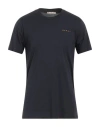 Marni Man T-shirt Midnight Blue Size 36 Cotton In Black