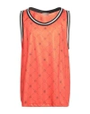 Marni Man T-shirt Orange Size 42 Polyester In Animal Print