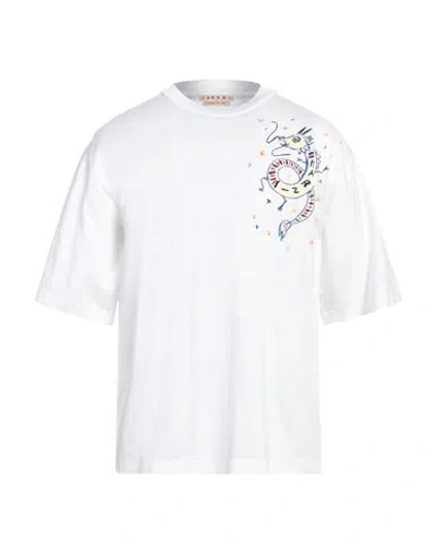 Marni Man T-shirt White Size 40 Cotton