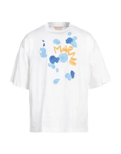 Marni Man T-shirt White Size 44 Cotton