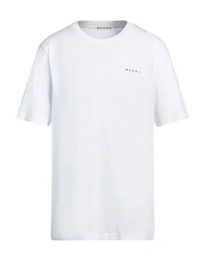 Marni Man T-shirt White Size 44 Cotton