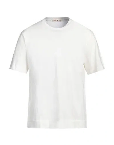 Marni Man T-shirt White Size Xl Cotton