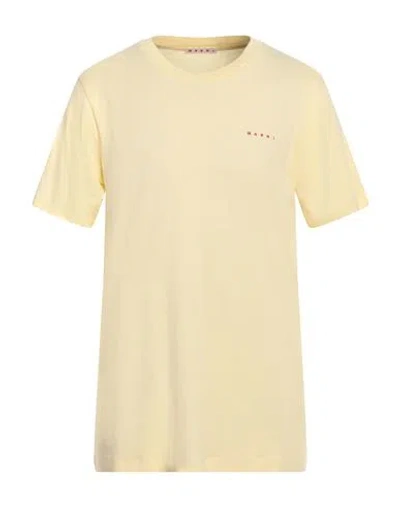 Marni Man T-shirt Yellow Size 40 Cotton