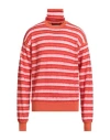 Marni Man Turtleneck Orange Size 42 Virgin Wool In Orange