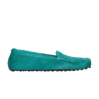 Pre-owned Marni Moccasin 'sea Green Calf Hair' | Men's Size 43