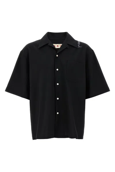 Marni ' Symbol' Shirt In Black