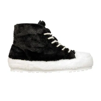 Pre-owned Marni Teddy Tennis High Sneaker 'black Lily White' | Men's Size 43