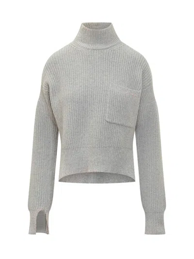 Marni Turtleneck Sweater In Gray
