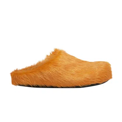 Pre-owned Marni Wmns Fussbett Sabot 'pumpkin' | Orange | Women's Size 41