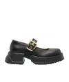 Marni Black Mary Jane Platform Loafers In Black