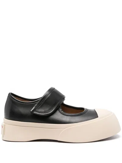 Marni Mary Jane Ballerinas In Black