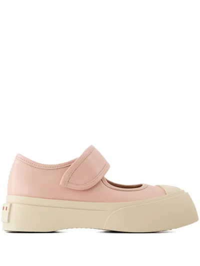 Marni Women's Mary Jane Sneakers In Pink