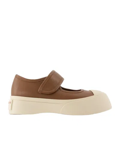MARNI MARNI MARY JANE ROUND-TOE SNEAKERS