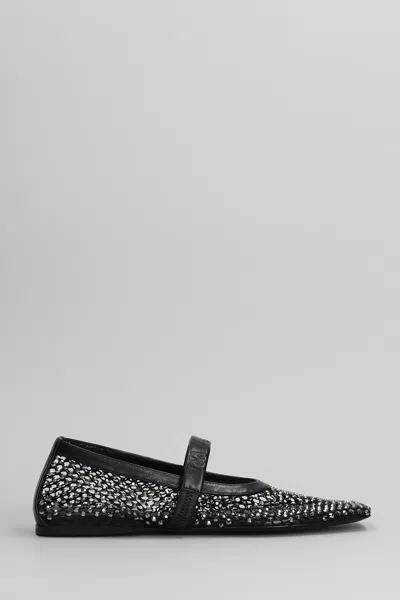 Marni Black Mesh Mary Jane Ballerina Flats