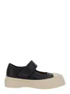 Marni Pablo Mary Jane Nappa Leather Sneakers In Multicolor