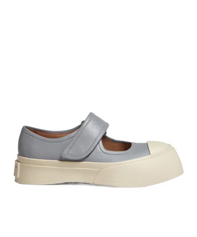 Marni Mary Jane Sneaker In Grey