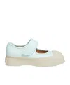 Marni Blue Pablo Mary Jane Ballerina Flats In White