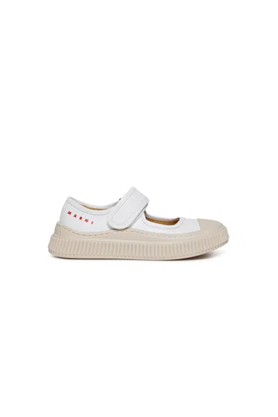 MARNI SNEAKERS MARY JANE PABLO IN PELLE
