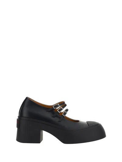 Marni Mary Jane Pumps In Black