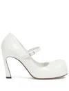 Marni Mary Jane Pumps In Weiss